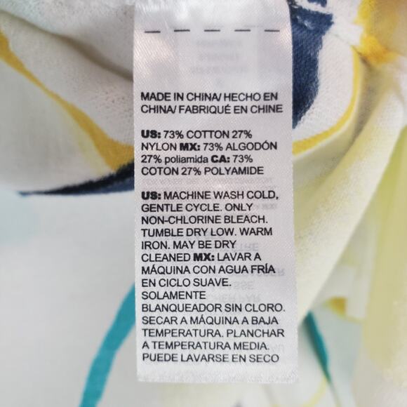 Chicos Summer Romantic Abstract Cardigan Sweater LIghtweight Open Front XL NWT - Picture 8 of 13